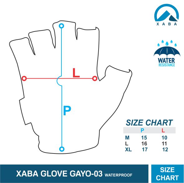 XABA Glove Riding & Gym New Gayo-03 - Image 3