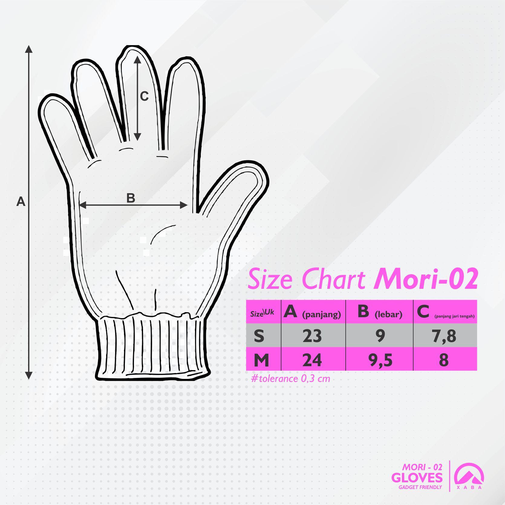 XABA Gloves Mori-02, Series Women - Image 7